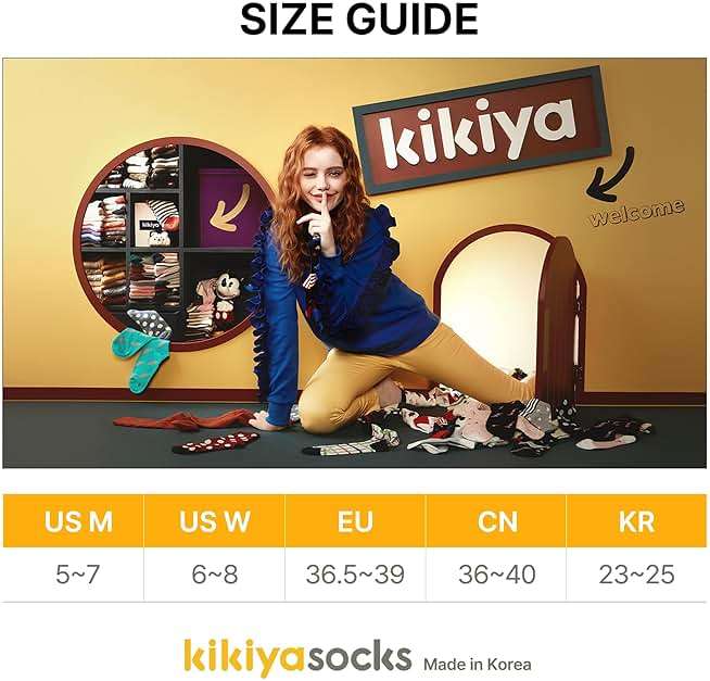 Kikiya Women's Cotton Pattern Socks Crew & Ankle | Cute Graphic Design Variety Pack | Ladies Girls Daily Wear Gift | Size 6-9 - Image 5