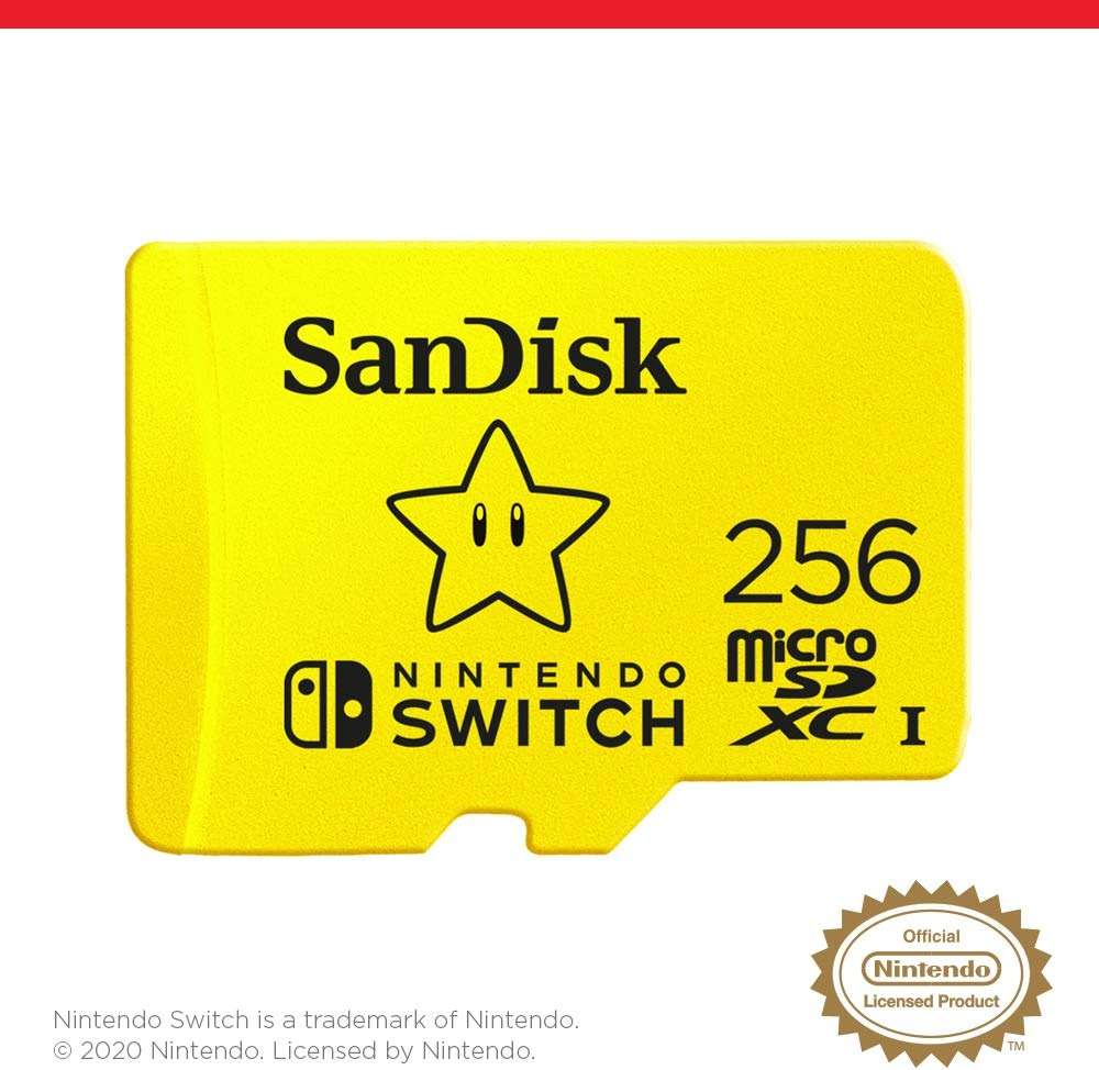 SanDisk 256GB microSDXC-Card, Licensed for Nintendo-Switch - SDSQXAO-256G-GNCZN - Image 2