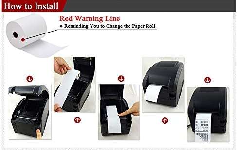 (50 Rolls) 3" x 165' 1-Ply Bond Receipt Paper POS Cash Register Paper | TMU200 SRP275 Star sp 700 Kitchen Printer Paper Rolls from Nayelish - Image 8