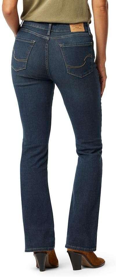Levi Strauss Signature Gold Women's Totally Shaping Bootcut Jeans Mid-Rise Stretch Denim Curvy (Available In Plus) - Image 3