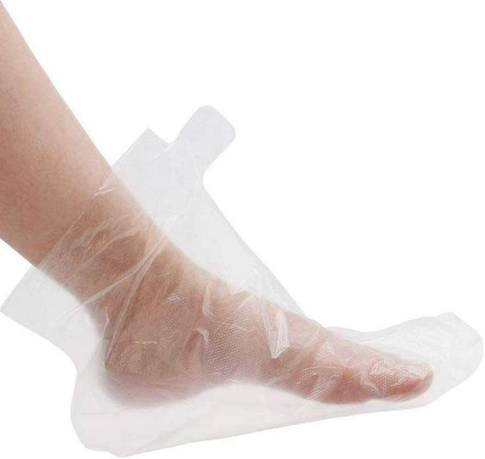 Paraffin Bath Liners for Foot Pedicure Hot Spa Wax Treatment, Larger Thicker Thermal Therapy Feet Covers Bags Plastic Socks Liners - Image 2