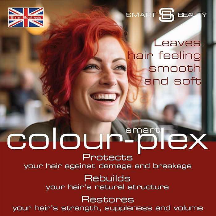 Smart Beauty Red Hair Dye with Plex Anti-Breakage Technology Protecting and Restoring Hair Structure, Plum Color, Vegan and Cruelty-Free - Image 3