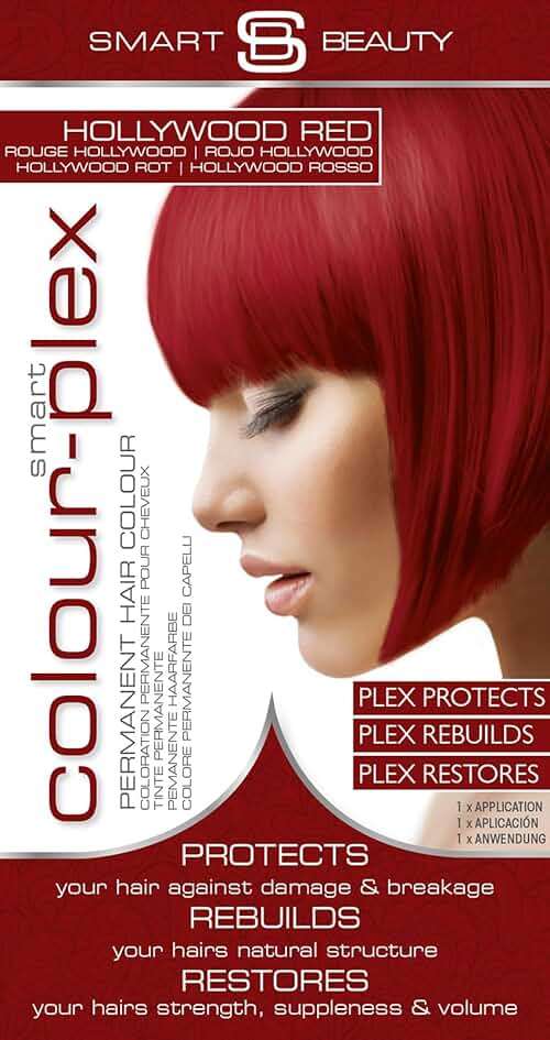 Smart Beauty Red Hair Dye with Plex Anti-Breakage Technology Protecting and Restoring Hair Structure, Plum Color, Vegan and Cruelty-Free - Image 8