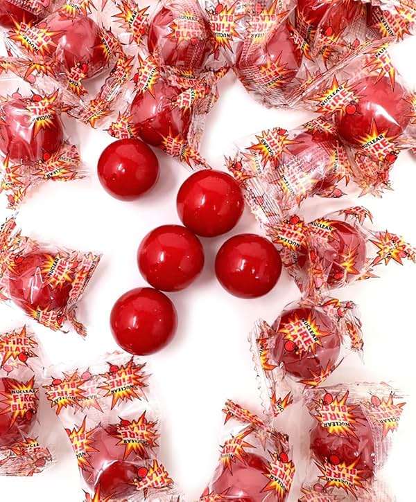 SweetGourmet Medium Fireballs Candy | Nuclear Fire Blast | Extremely Spicy Wrapped Hard Candy | 1 Pound - Image 6