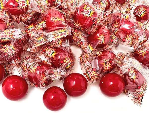 SweetGourmet Medium Fireballs Candy | Nuclear Fire Blast | Extremely Spicy Wrapped Hard Candy | 1 Pound - Image 7
