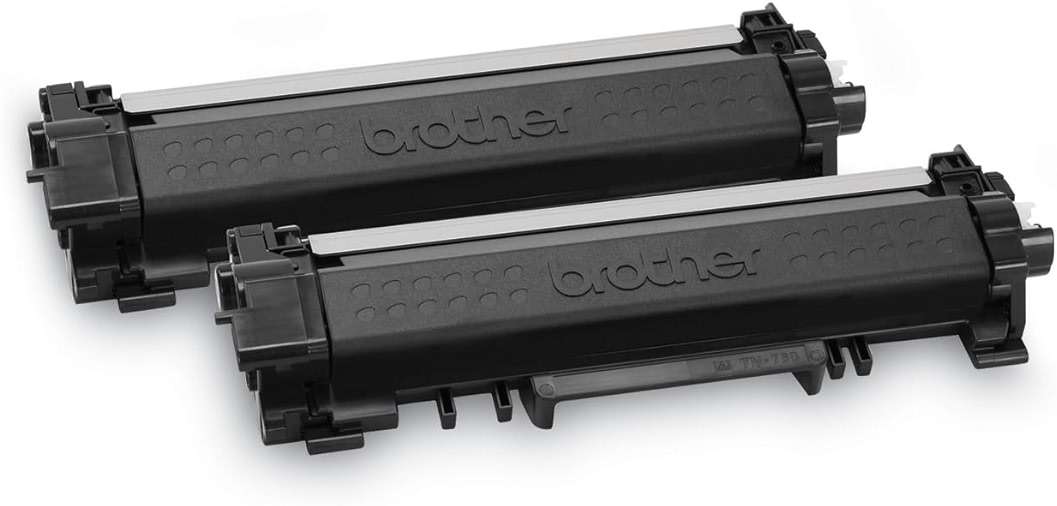 Brother Genuine TN760 High Yield Black Toner Cartridge 2-Pack - Image 2