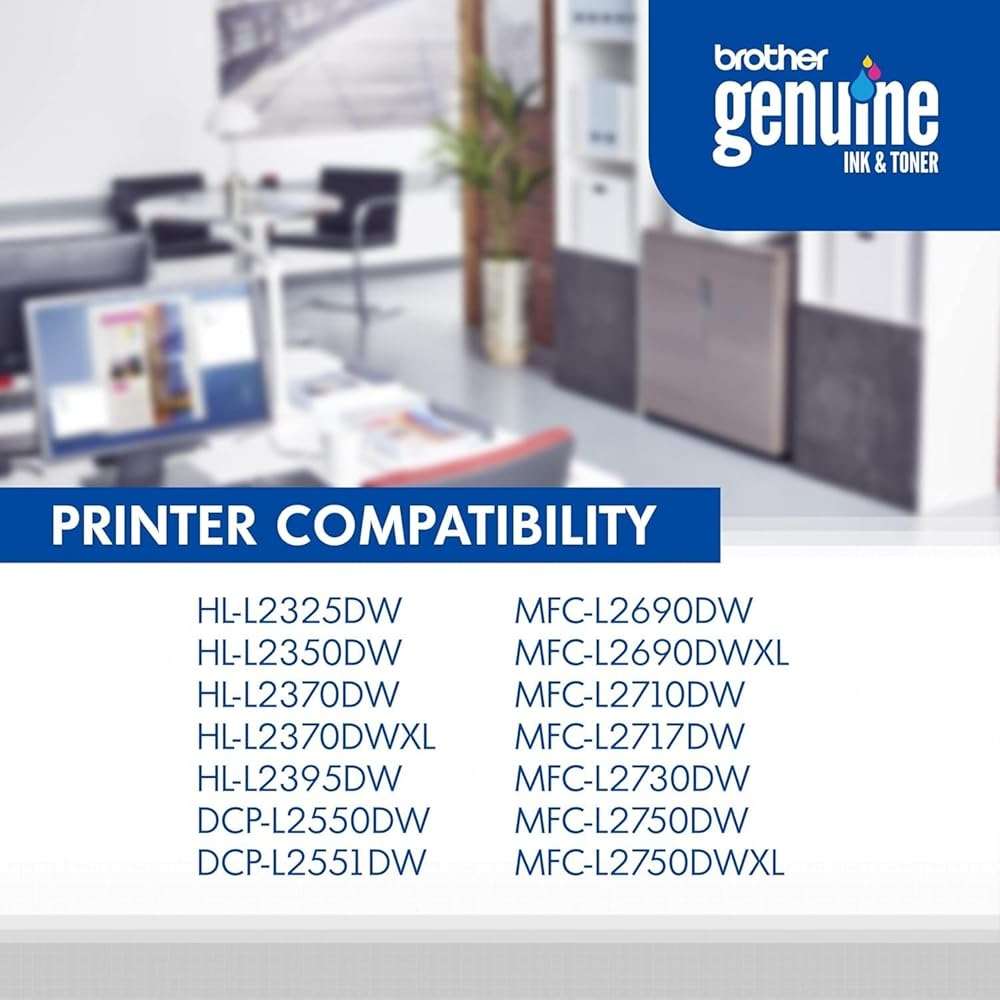 Brother Genuine TN760 High Yield Black Toner Cartridge 2-Pack - Image 4
