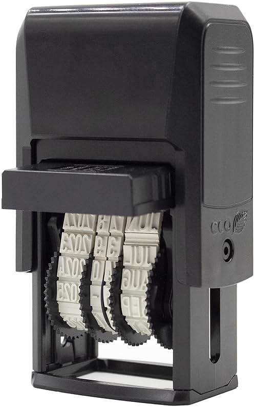 ZIGEL D50 Date Stamp with Scanned - Self Inking Date Stamp - Red - Image 4