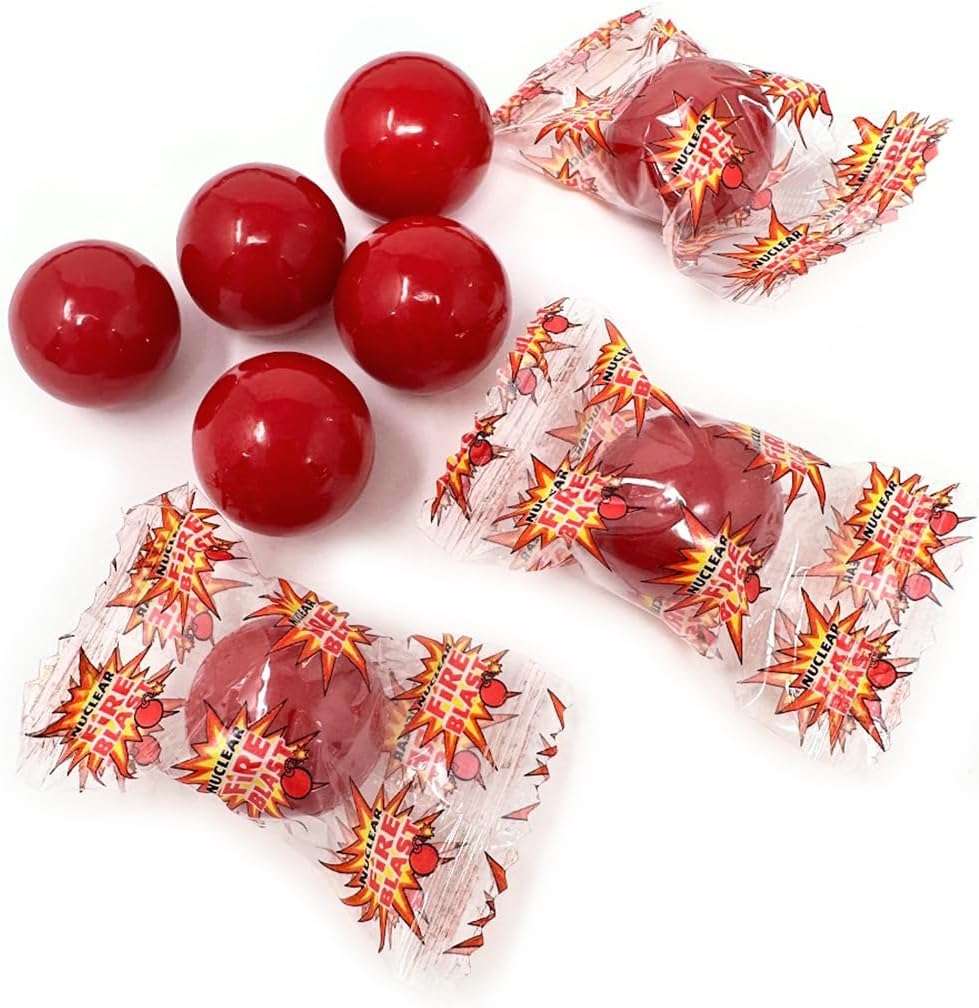 SweetGourmet Medium Fireballs Candy | Nuclear Fire Blast | Extremly Spicy Wrapped Hard Candy | 2 Pounds - Image 3