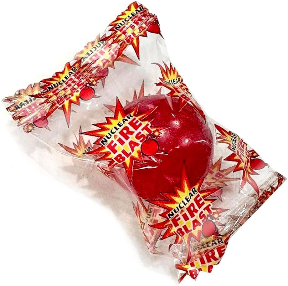 SweetGourmet Medium Fireballs Candy | Nuclear Fire Blast | Extremly Spicy Wrapped Hard Candy | 2 Pounds - Image 6