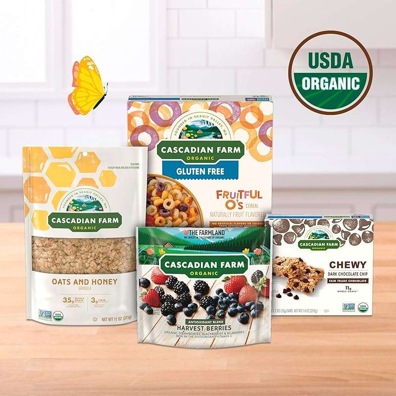 Cascadian Farm, Cereal Honey Vanilla Crunch Organic, 10.5 Ounce - Image 6