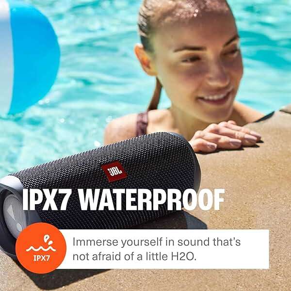 JBL FLIP 5, Waterproof Portable Bluetooth Speaker, Teal - Image 5