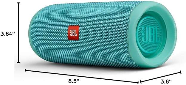JBL FLIP 5, Waterproof Portable Bluetooth Speaker, Teal - Image 7