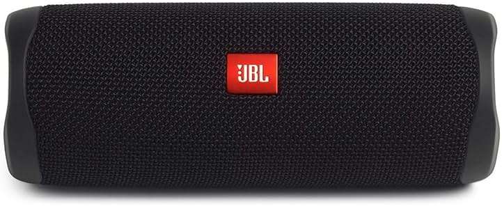 JBL FLIP 5, Waterproof Portable Bluetooth Speaker, Black, Small - Image 1