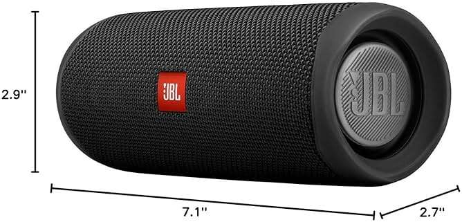 JBL FLIP 5, Waterproof Portable Bluetooth Speaker, Black, Small - Image 7