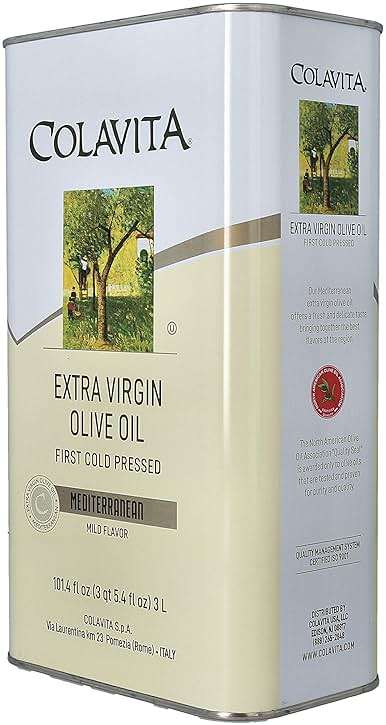 Colavita Mediterranean Extra Virgin Olive Oil, 101.4 oz Tin - Image 4