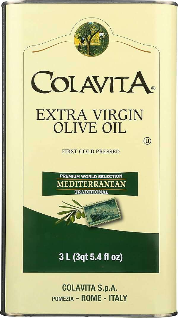 Colavita Mediterranean Extra Virgin Olive Oil, 101.4 oz Tin - Image 7