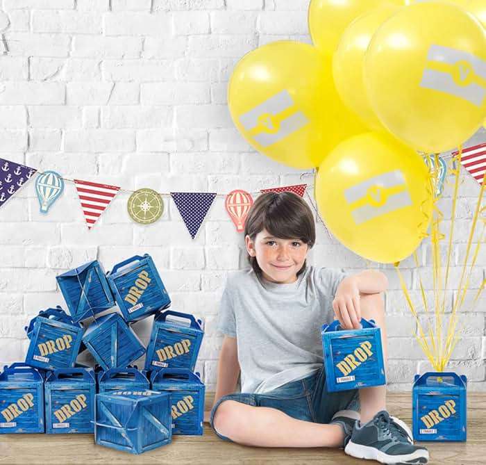 Game Party Military Supply Loot Drop Box Party Favors. Decoration and Gift Bags, Gaming-Themed Birthday Activities and Party Supplies - Image 2