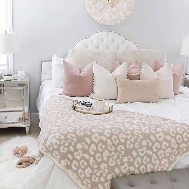 Top Finel Blush Pink 26x26 Euro Pillow Shams Set of 2 Decorative Throw Pillow Covers for Bed, Soft Velvet Couch Pillow Covers with for Bedroom, Spring Cute Aesthetic Home Decor - Image 2