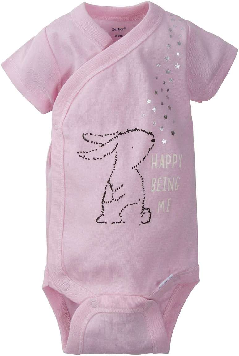 Gerber baby-girls 5-pack Short Sleeve Variety Onesies Bodysuits - Image 3