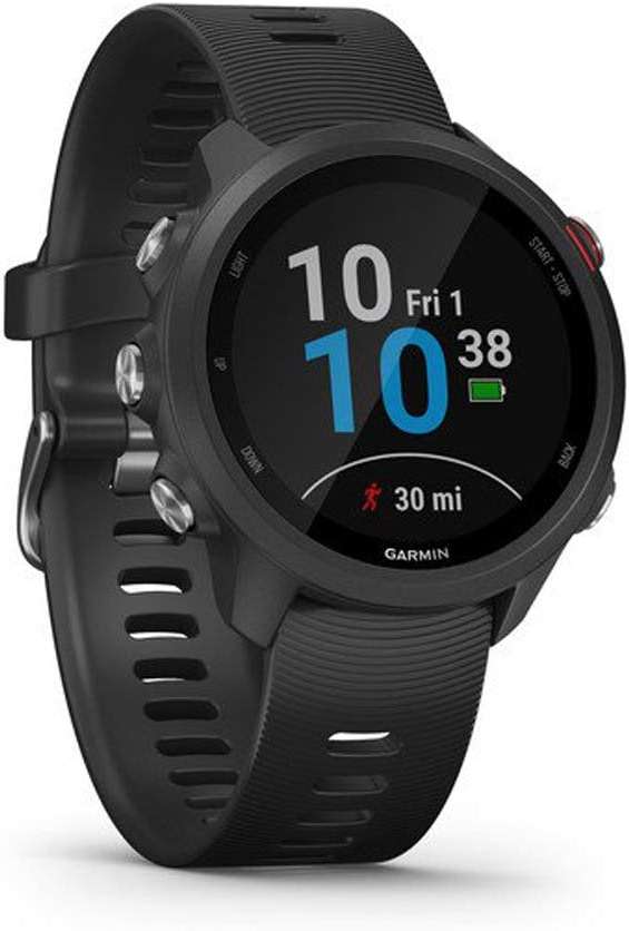 Garmin 010-02120-20 Forerunner 245 Music, GPS Running Smartwatch with Music and Advanced Dynamics, Black - Image 1