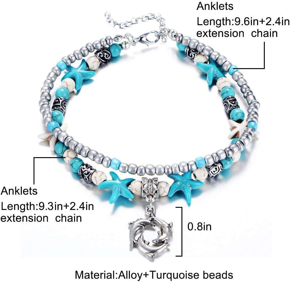 Fesciory Puka Shell Anklet for Women Summer Natural Cowrie Adjustable Ankle Bracelet, Handmade Boho Hawaiian Beach Seashell Jewelry - Image 4