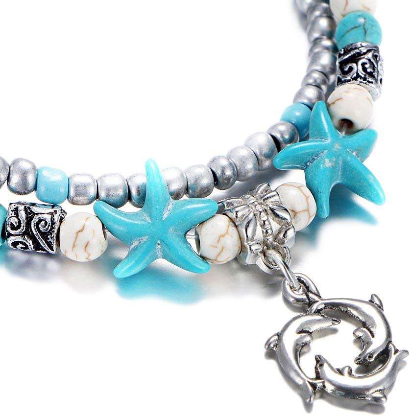 Fesciory Puka Shell Anklet for Women Summer Natural Cowrie Adjustable Ankle Bracelet, Handmade Boho Hawaiian Beach Seashell Jewelry - Image 6