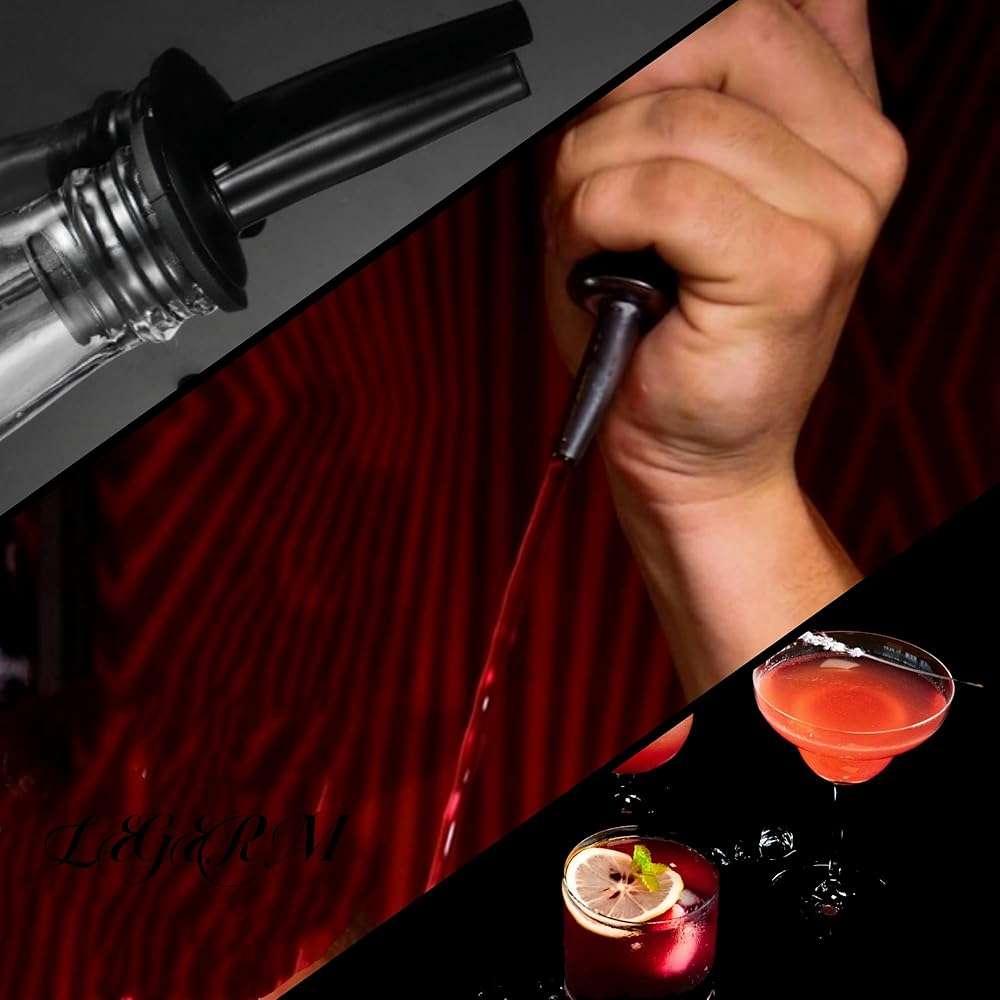 Pour Spouts for Liquor Bottles Speed Pour Pourers with Dust Cap 7+7 - Image 7