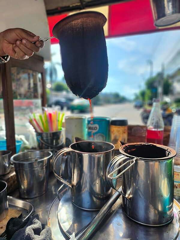 5.3” Large Reusable Thai Tea Filter – Traditional Cloth Strainer with Metal Handle for Tea, Coffee, Coconut Milk, Almond Milk, and Juice - Image 8