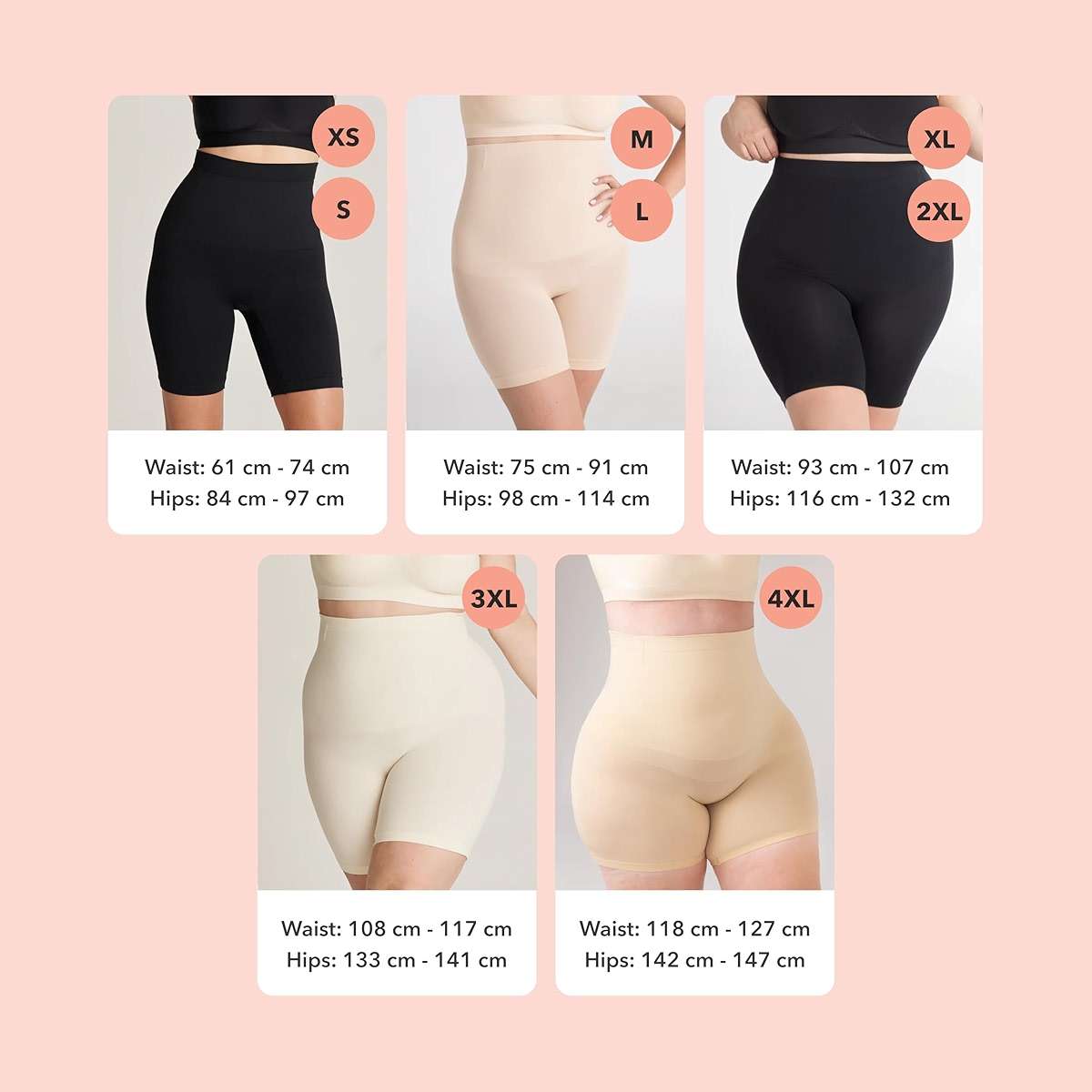 SHAPERMINT Shapewear for Women - High-Waisted Shapewear Tummy Control Shorts, Thigh Slimmer, Underwear for Women - Image 5