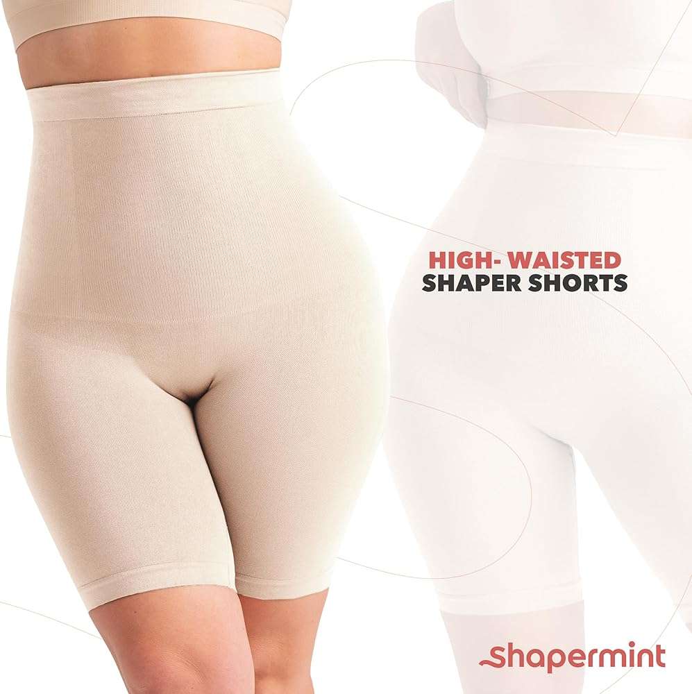 SHAPERMINT Shapewear for Women - High-Waisted Shapewear Tummy Control Shorts, Thigh Slimmer, Underwear for Women - Image 7