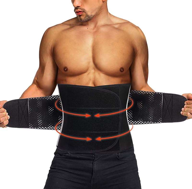 TAILONG Neoprene Waist Trimmer Ab Belt for Men Waist Trainer for Women Corset Slimming Body Shaper Workout Sauna Sweat Band - Image 1