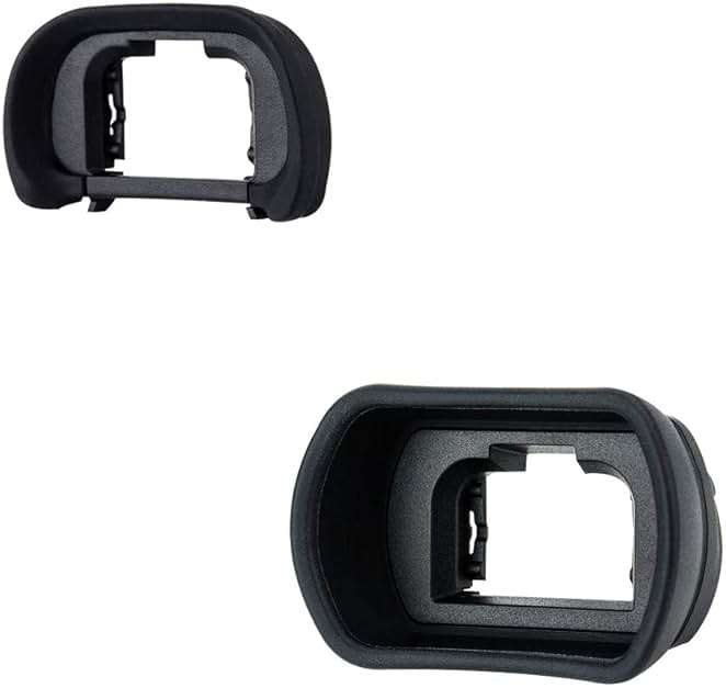 2 Packs Eyecup Eyepiece Eyeshade for Sony a7III a7II a7 a7R IV a7R II a7R III a7S II a9 a58 a99 II Viewfinder Replaces Sony FDA-EP18 FDA-EP16 FDA-EP15 Eye Cup - Image 1