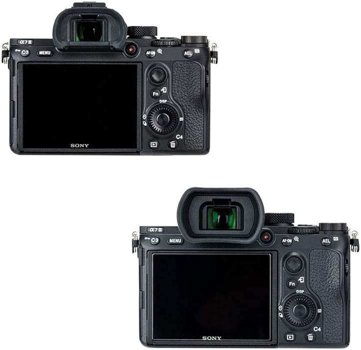 2 Packs Eyecup Eyepiece Eyeshade for Sony a7III a7II a7 a7R IV a7R II a7R III a7S II a9 a58 a99 II Viewfinder Replaces Sony FDA-EP18 FDA-EP16 FDA-EP15 Eye Cup - Image 7
