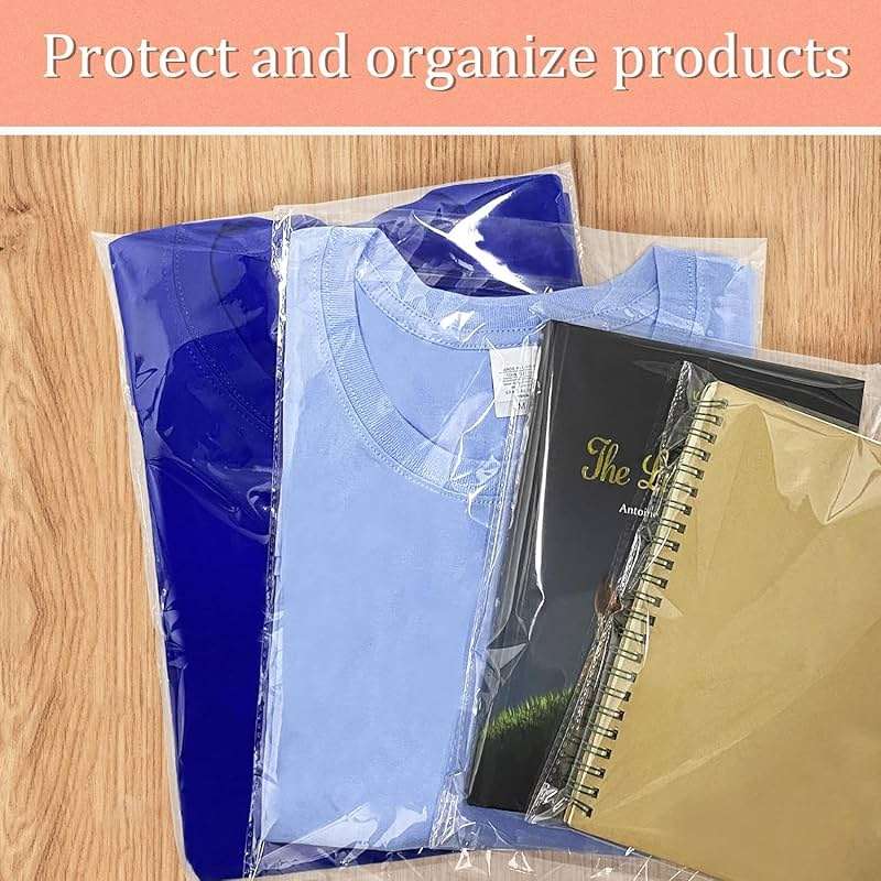 KRUM Heavy Quality Transparent Saree Cloth Utility Bag Self Adhesive BOPP Bag (50, 12 X 16 Inch) - Image 4