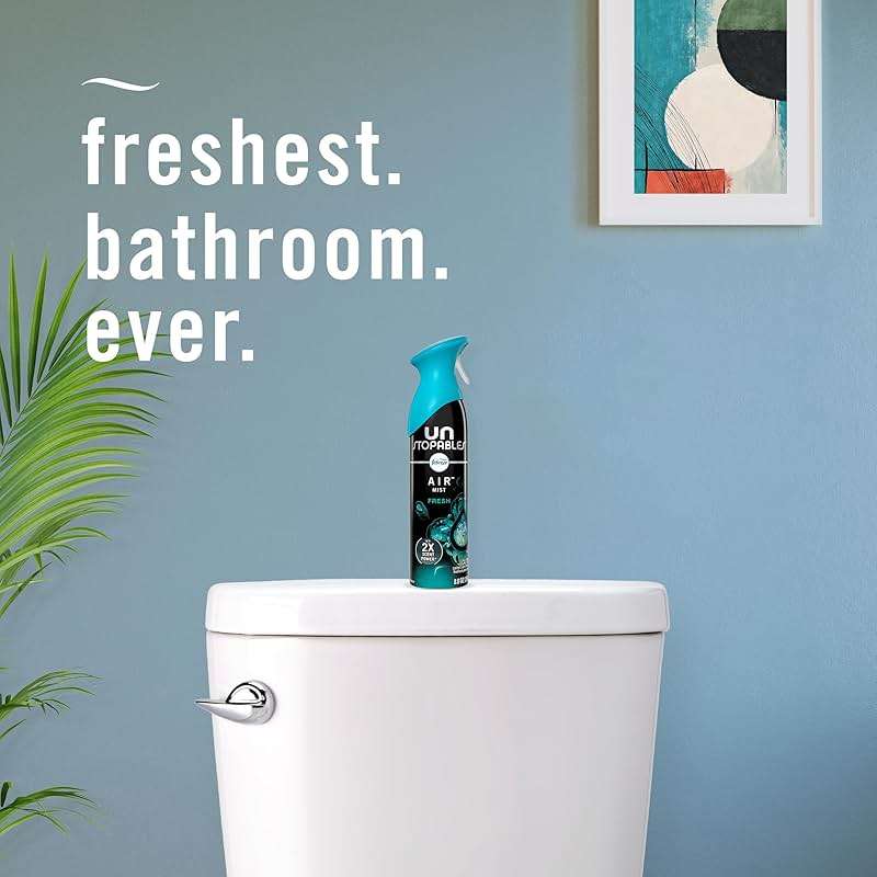 Febreze Air Mist Air Freshener Spray, Odor-Fighting Room Spray, Air Fresheners for Home and Bathroom and Kitchen, Aerosol Can, Unstopables Fresh Scent, Multicolor, 8.8oz (Pack of 3) - Image 7
