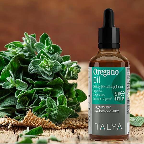 TALYA Oregano Oil 0.67 fl.oz | Oil of Oregano Liquid | Immune Support, High Carvacrol, Digestive Health | Non-GMO | Vegan | Mediterranean Oregano - Image 6