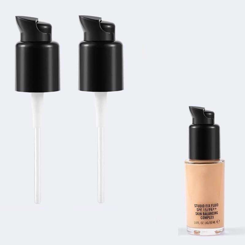 Chris.W 2Pack Replacement Pump Fit for MAC Studio Fix Fluid and DW Double Wear Foundation (Black) - Image 2