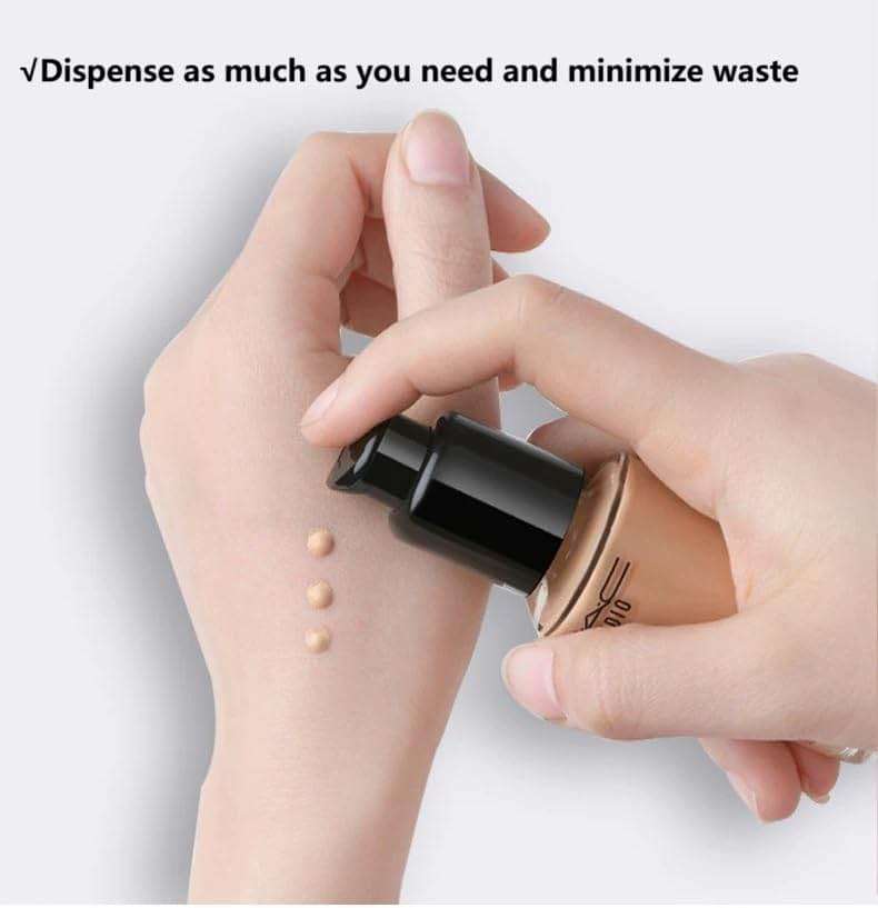 Chris.W 2Pack Replacement Pump Fit for MAC Studio Fix Fluid and DW Double Wear Foundation (Black) - Image 4