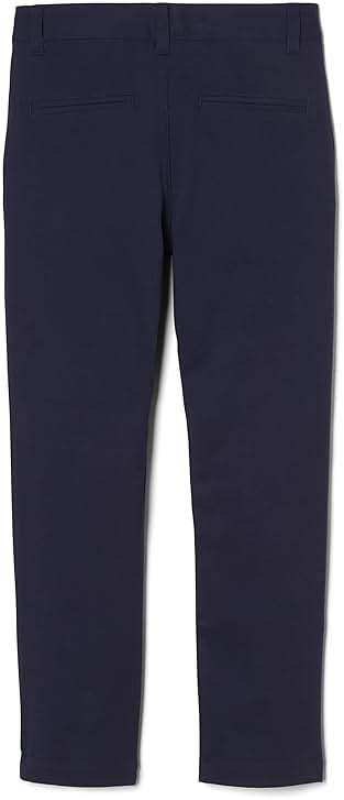 French Toast Boys' Adjustable Waist Straight Fit Stretch Twill Chino Pant - Image 2