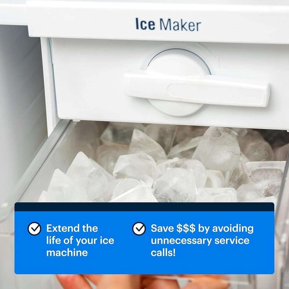 Essential Values Ice Machine Cleaner and Descaler, 2 Pack x 16 fl oz, Nickel Safe Descaler, Ice Maker Cleaner Compatible with All Major Brands (Scotsman, KitchenAid), Made in the USA - Image 3