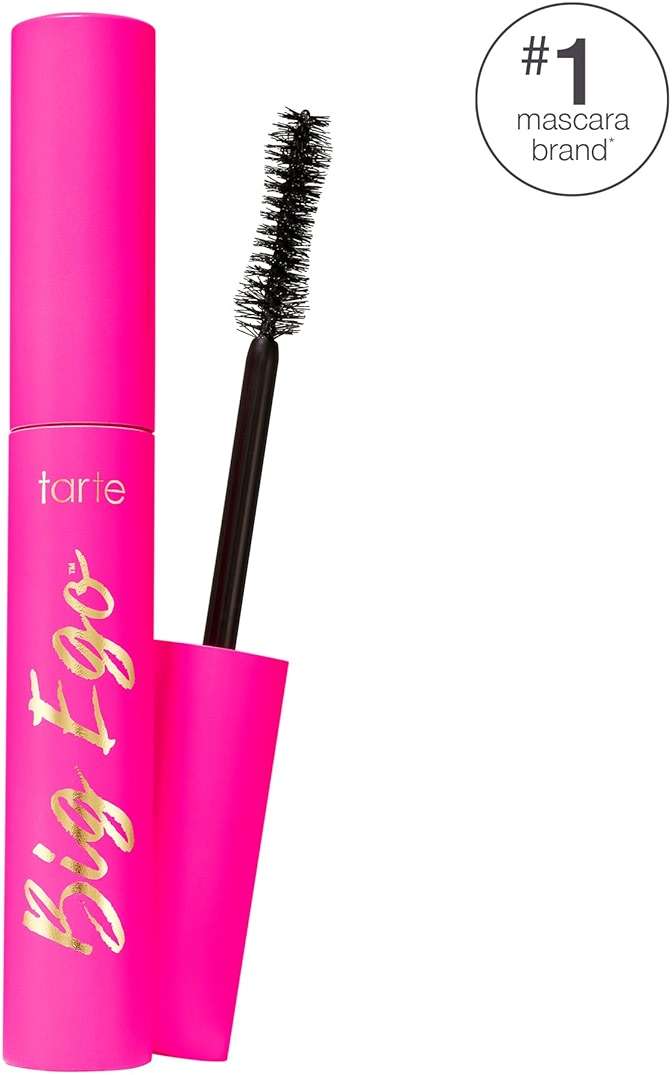 tarte big ego mascara – Ultra-Black, Long-Wear Vegan Mascara for Fuller, Longer, Volumized Lashes, Cruelty Free - Image 2