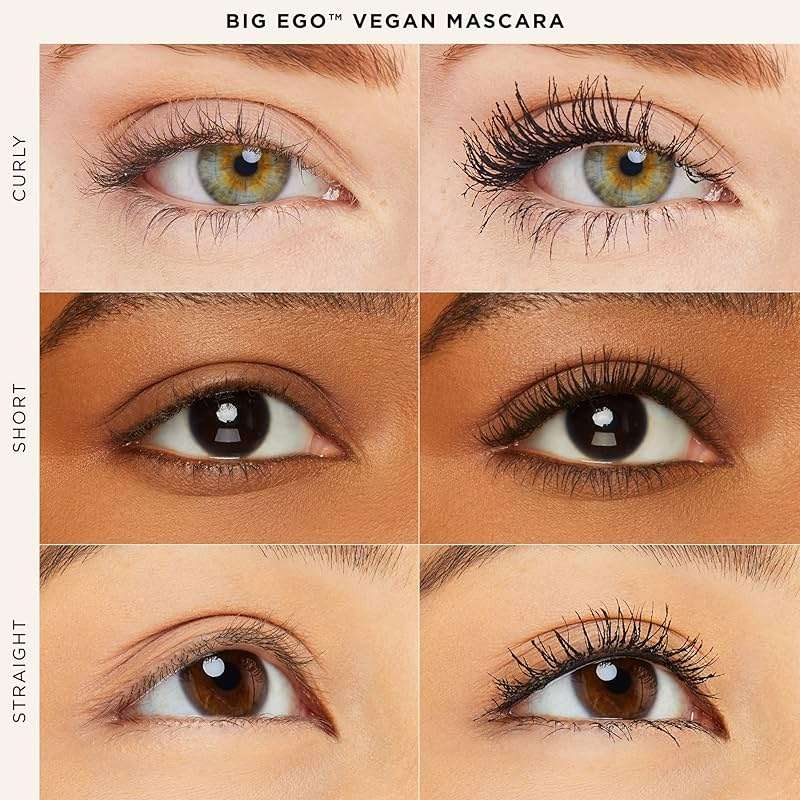 tarte big ego mascara – Ultra-Black, Long-Wear Vegan Mascara for Fuller, Longer, Volumized Lashes, Cruelty Free - Image 3