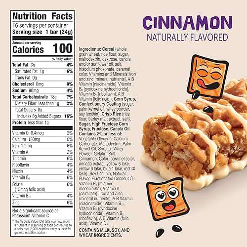 Cinnamon Toast Crunch Cereal Treat Bars, Snack Bars, Value Pack, 16 Ct, 13.6 oz (Pack of 4) - Image 2