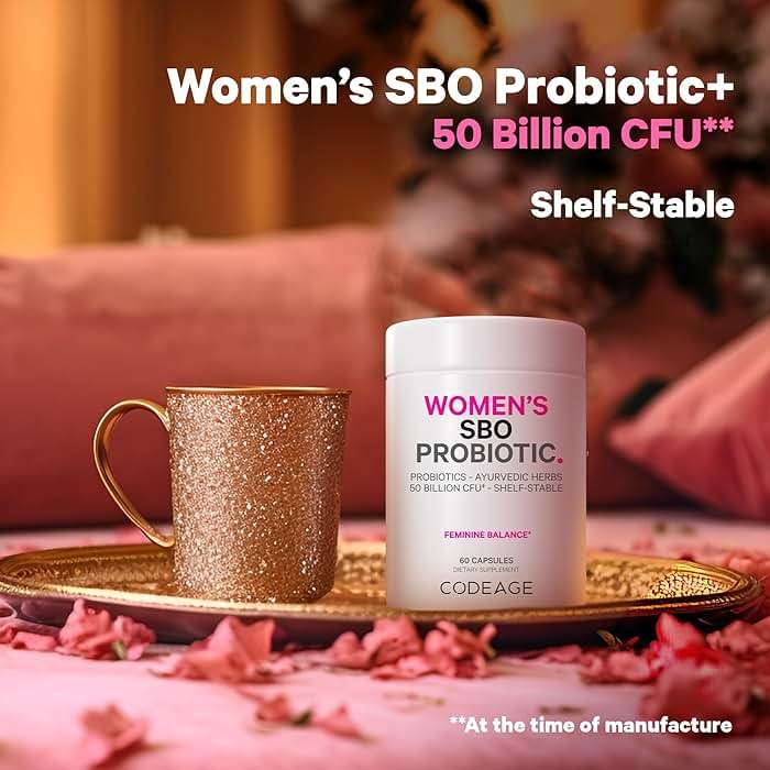 Codeage Women’s Probiotics Supplement - 50 Billion CFUs - SBO Probiotics & Prebiotics - Cranberries - Feminine Health - Fermented Botanical Blend, Whole Food Supplement - Vegan, Non-GMO - 60 Capsules - Image 4