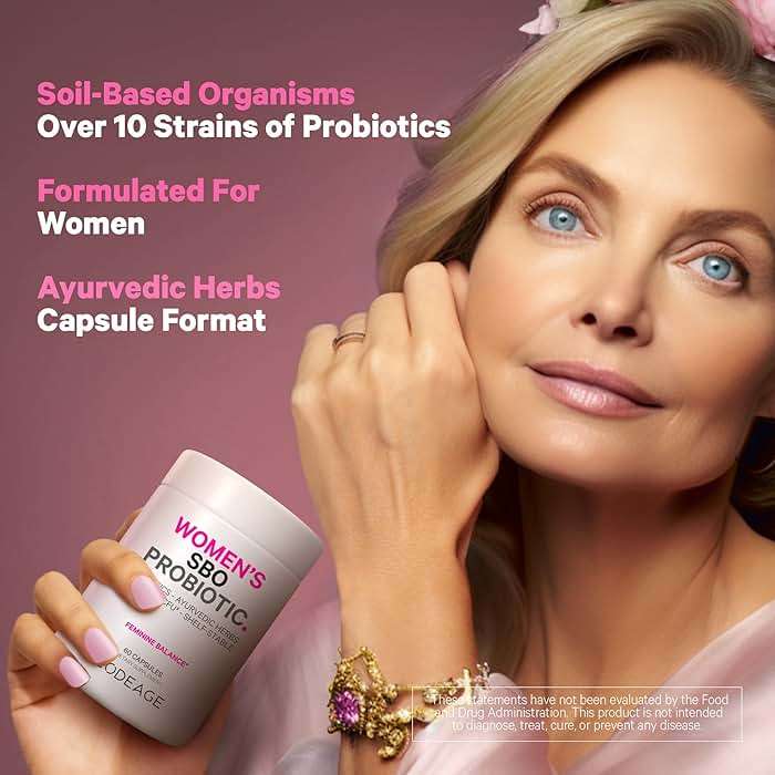 Codeage Women’s Probiotics Supplement - 50 Billion CFUs - SBO Probiotics & Prebiotics - Cranberries - Feminine Health - Fermented Botanical Blend, Whole Food Supplement - Vegan, Non-GMO - 60 Capsules - Image 6