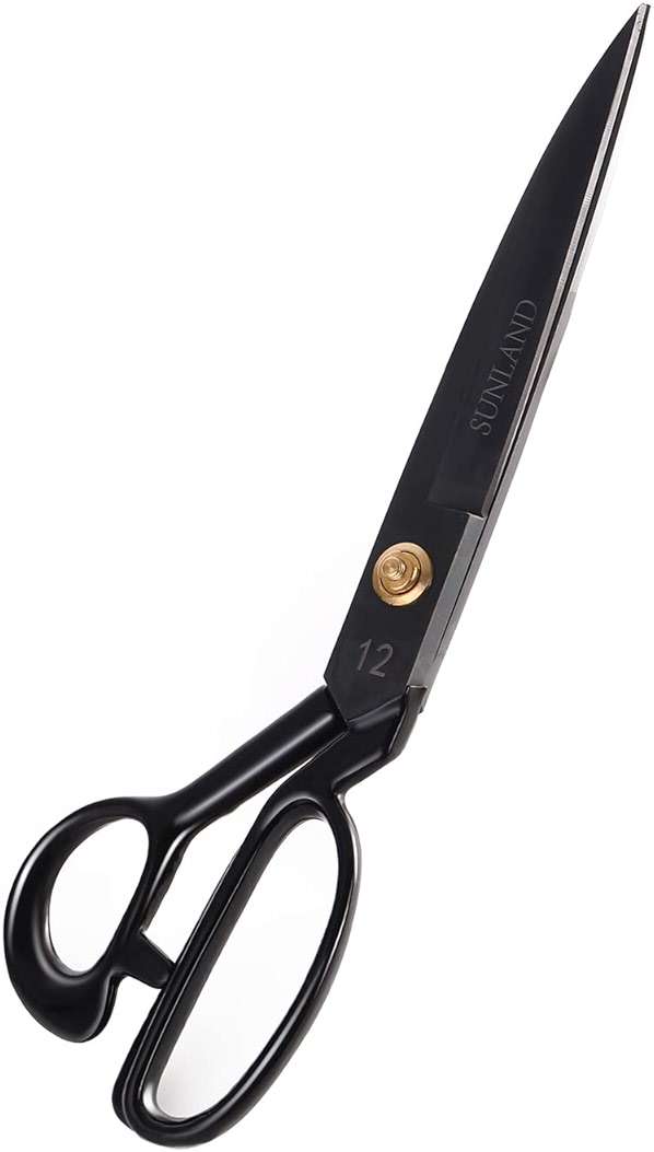 SUNLAND Professional Tailor Scissors Heavy Duty Tailor Shears for Costume Designer Dressmaker Sewing Fabric Black - Image 6