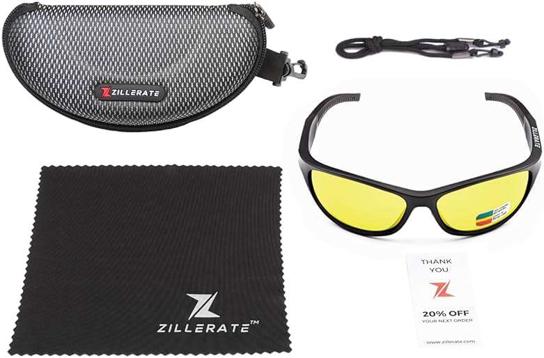 ZILLERATE Night Vision Driving Glasses - Anti Glare HD Polarized Yellow Tinted Sunglasses for Men & Women - Image 6