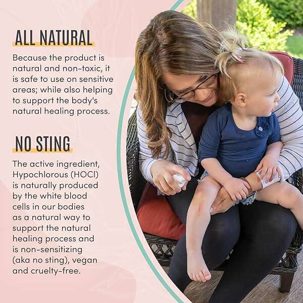 Active Skin Repair Natural, Non-Toxic, No Sting Baby Spray First Aid Safe For Use on Diaper Rash, Baby Acne, Eczema, Cuts, Wounds, Scrapes, and Other Skin Irritations (3 oz. Spray) - Image 5