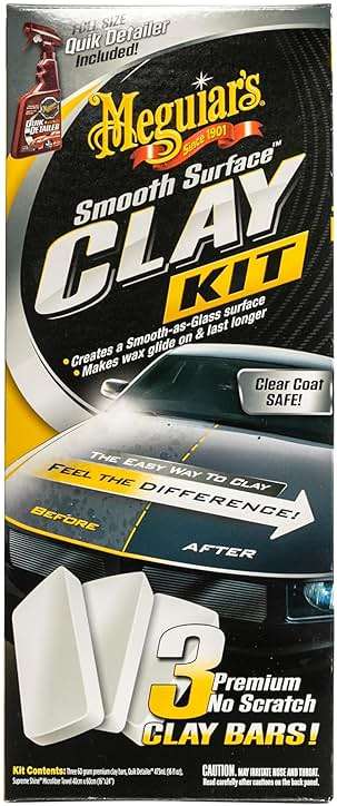 Meguiar's G191700 Smooth Surface Clay Kit, Safe and Easy Car Claying for Smooth as Glass Finish - Image 2